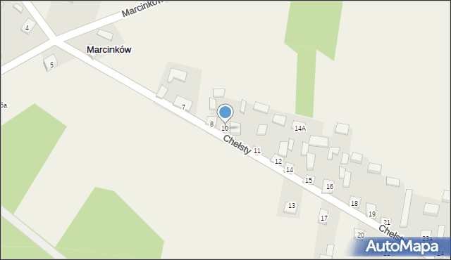 Marcinków, Marcinków, 9, mapa Marcinków