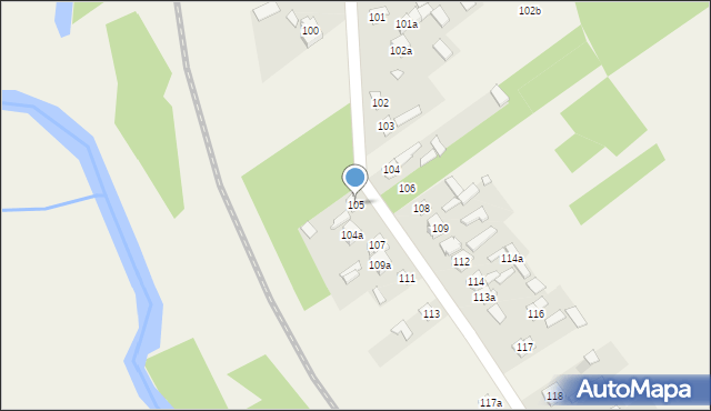 Marcinków, Marcinków, 105, mapa Marcinków