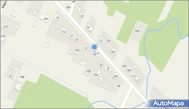 Marcinków, Marcinków, 32, mapa Marcinków