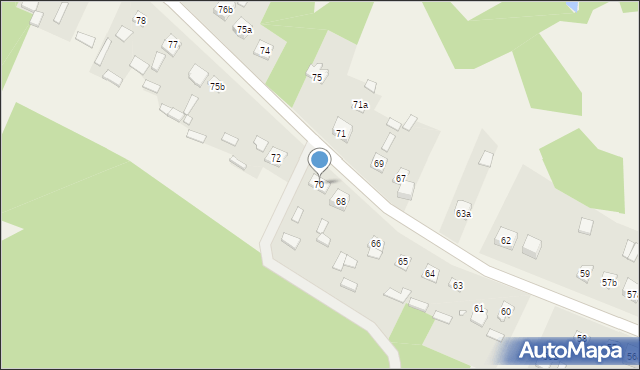 Marcinków, Marcinków, 70, mapa Marcinków