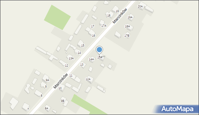 Marcinków, Marcinków, 15A, mapa Marcinków
