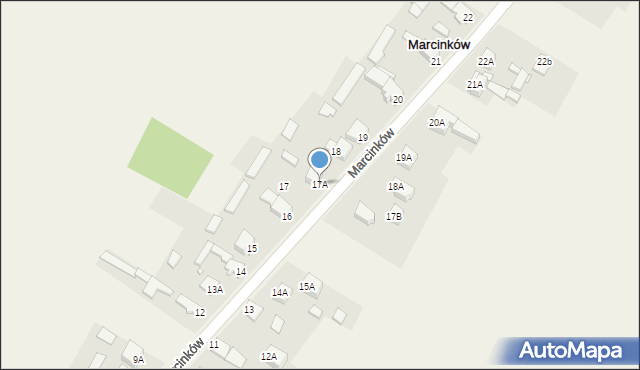 Marcinków, Marcinków, 17A, mapa Marcinków