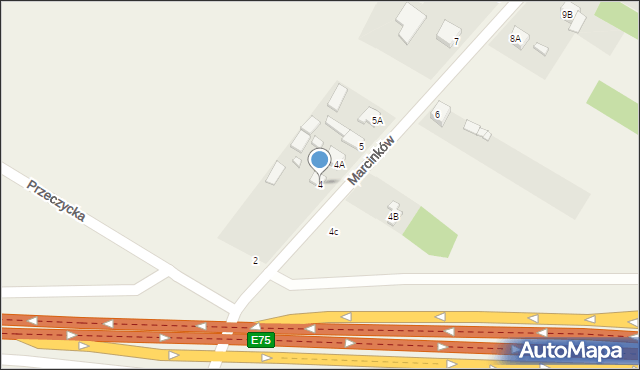 Marcinków, Marcinków, 4, mapa Marcinków