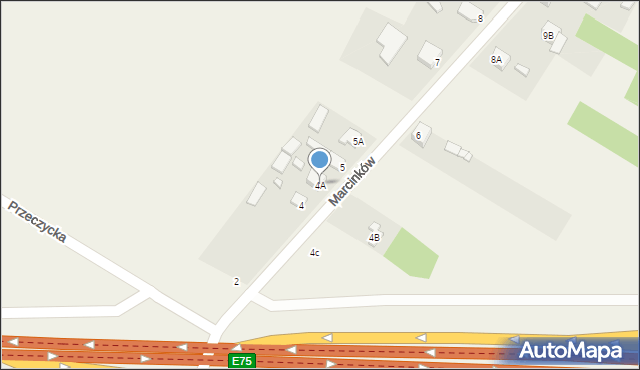 Marcinków, Marcinków, 4A, mapa Marcinków