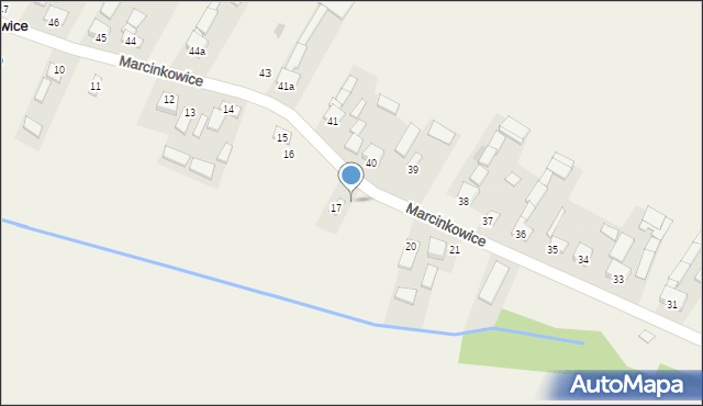 Marcinkowice, Marcinkowice, 18, mapa Marcinkowice