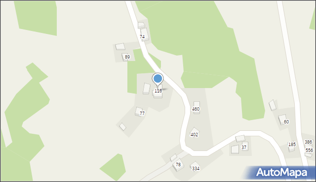 Marcinkowice, Marcinkowice, 116, mapa Marcinkowice