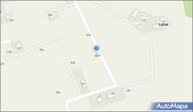 Marcinkowice, Marcinkowice, 593, mapa Marcinkowice