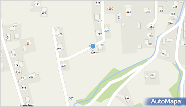 Marcinkowice, Marcinkowice, 605, mapa Marcinkowice