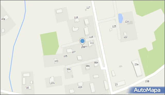Marcinkowo, Marcinkowo, 109, mapa Marcinkowo