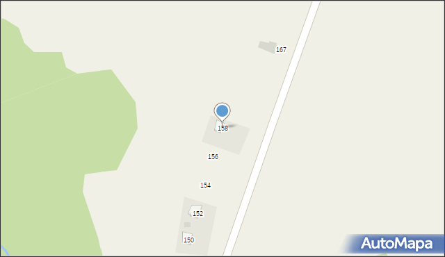 Marcinkowo, Marcinkowo, 158, mapa Marcinkowo