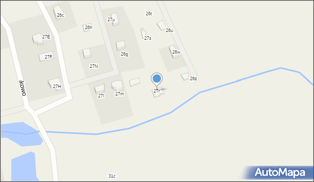 Marcinkowo, Marcinkowo, 27r, mapa Marcinkowo