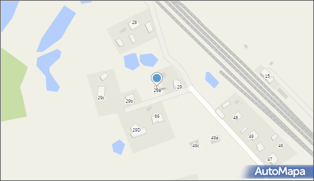Marcinkowo, Marcinkowo, 29a, mapa Marcinkowo