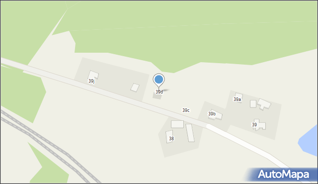 Marcinkowo, Marcinkowo, 39d, mapa Marcinkowo