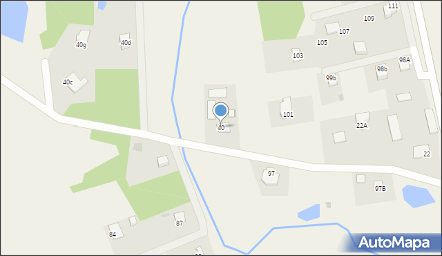 Marcinkowo, Marcinkowo, 40, mapa Marcinkowo