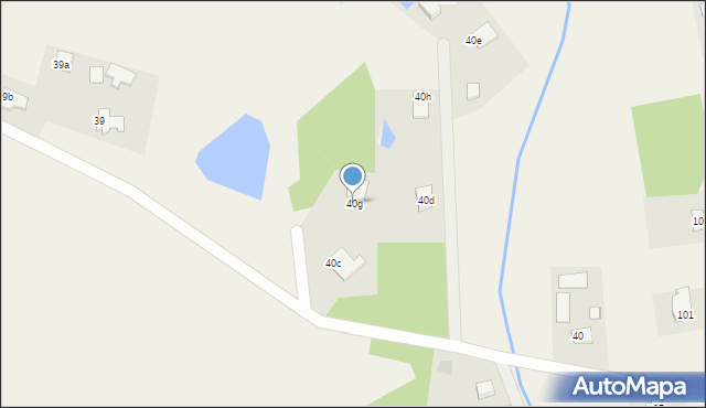 Marcinkowo, Marcinkowo, 40g, mapa Marcinkowo