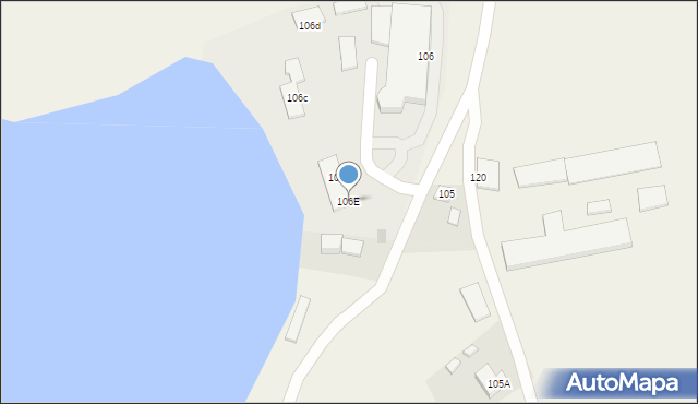 Marcinkowo, Marcinkowo, 106E, mapa Marcinkowo