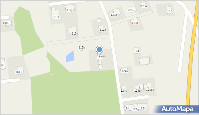 Marcinkowo, Marcinkowo, 112, mapa Marcinkowo