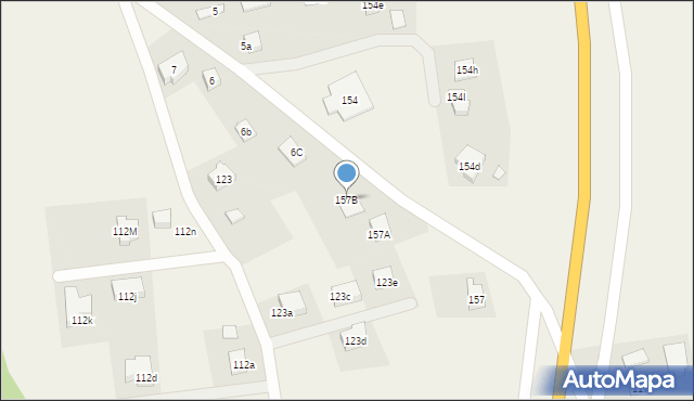 Marcinkowo, Marcinkowo, 157B, mapa Marcinkowo