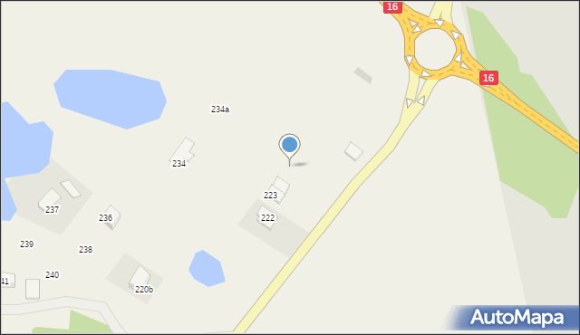 Marcinkowo, Marcinkowo, 224, mapa Marcinkowo