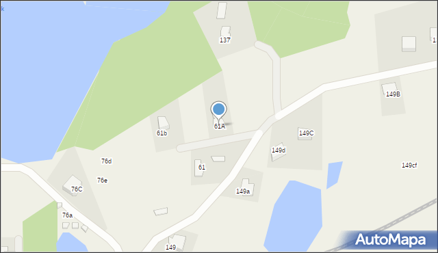 Marcinkowo, Marcinkowo, 61A, mapa Marcinkowo