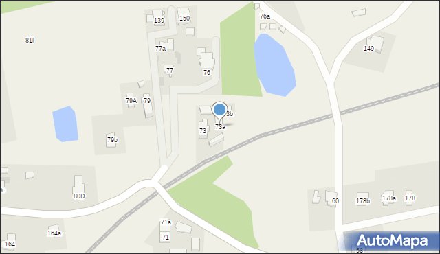 Marcinkowo, Marcinkowo, 73a, mapa Marcinkowo