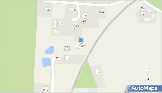 Marcinkowo, Marcinkowo, 78e, mapa Marcinkowo