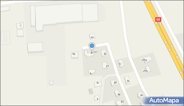 Marcinkowo, Marcinkowo, 8r, mapa Marcinkowo