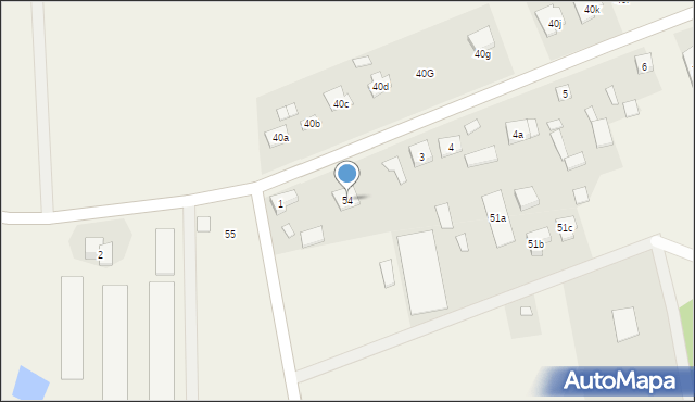 Marcinkowo, Marcinkowo, 54, mapa Marcinkowo