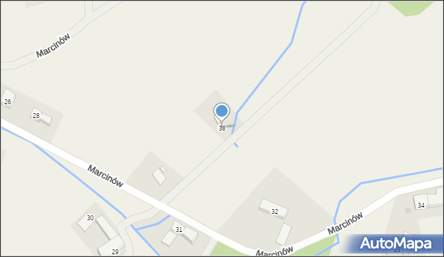 Marcinów, Marcinów, 38, mapa Marcinów