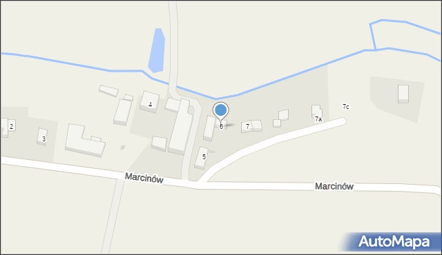 Marcinów, Marcinów, 6, mapa Marcinów