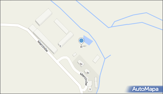 Marcinów, Marcinów, 8c, mapa Marcinów