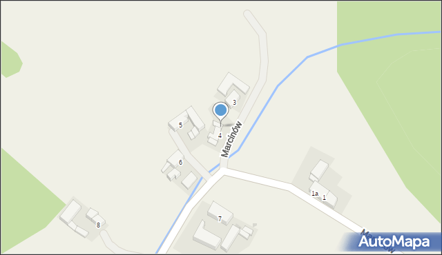 Marcinów, Marcinów, 4a, mapa Marcinów