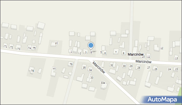 Marcinów, Marcinów, 4, mapa Marcinów