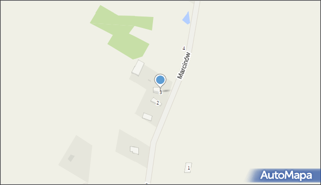 Marcinów, Marcinów, 3, mapa Marcinów