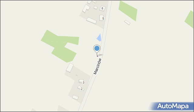 Marcinów, Marcinów, 4, mapa Marcinów