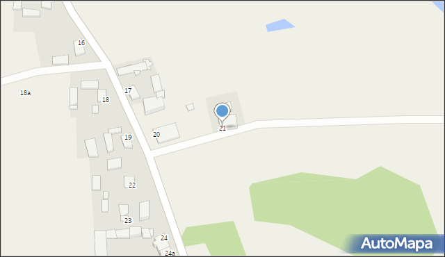 Marcinowa Wola, Marcinowa Wola, 21, mapa Marcinowa Wola