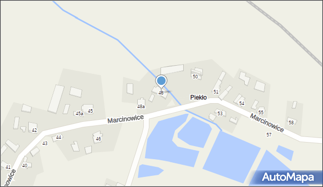 Marcinowice, Marcinowice, 48, mapa Marcinowice