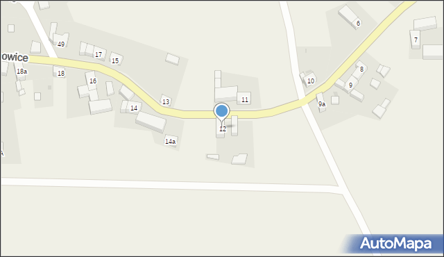 Marcinowice, Marcinowice, 12, mapa Marcinowice