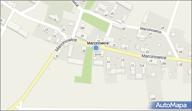 Marcinowice, Marcinowice, 27, mapa Marcinowice