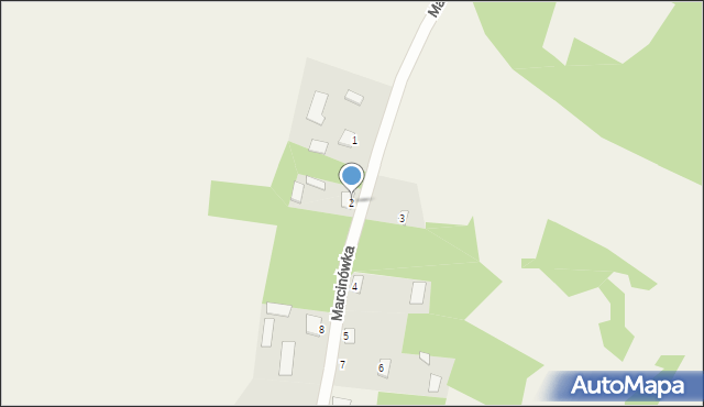 Marcinówka, Marcinówka, 2, mapa Marcinówka