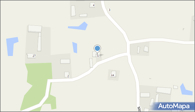 Marcinowo, Marcinowo, 1, mapa Marcinowo