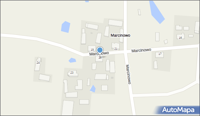 Marcinowo, Marcinowo, 18, mapa Marcinowo