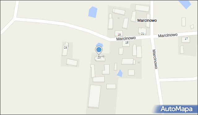 Marcinowo, Marcinowo, 23, mapa Marcinowo