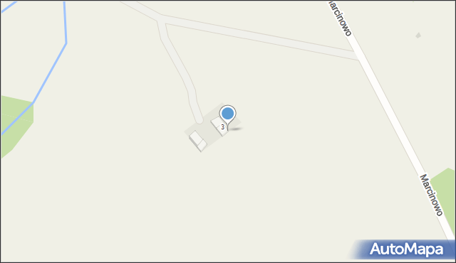 Marcinowo, Marcinowo, 3a, mapa Marcinowo