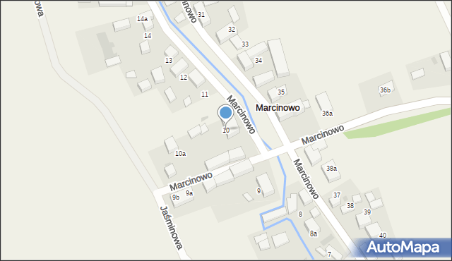 Marcinowo, Marcinowo, 10, mapa Marcinowo
