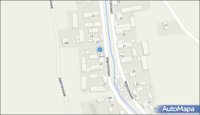 Marcinowo, Marcinowo, 17, mapa Marcinowo