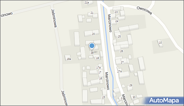 Marcinowo, Marcinowo, 19, mapa Marcinowo