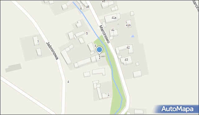 Marcinowo, Marcinowo, 2, mapa Marcinowo