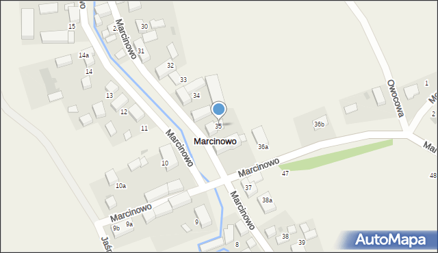 Marcinowo, Marcinowo, 35, mapa Marcinowo