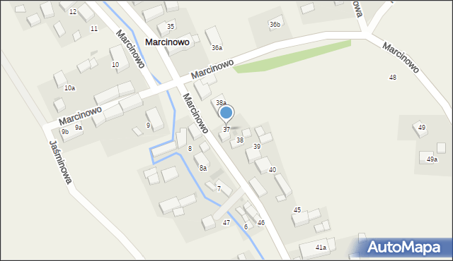 Marcinowo, Marcinowo, 37, mapa Marcinowo